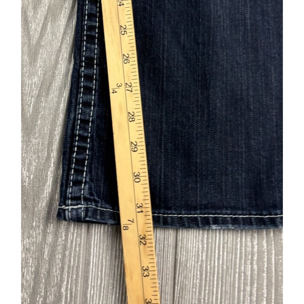 BKE Derek Jeans Mens 31R Straight Leg Dark Wash Denim Blue 31x32 - Picture 9 of 11